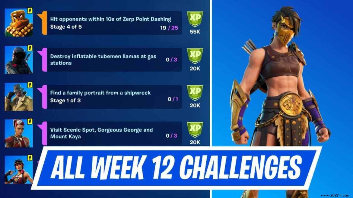 Fortnite Season 7 Week 12 Challenges:New Epic and Legendary Quests Released 