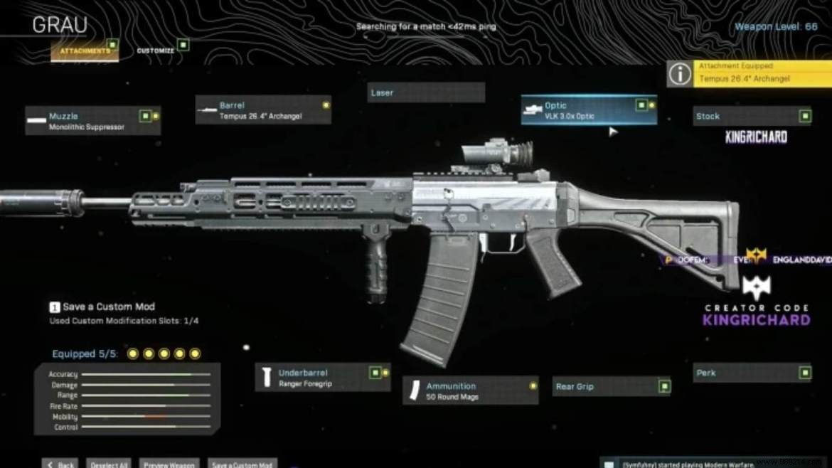 COD Warzone:The Best Grau 5.56 Warzone Loadout With Details 