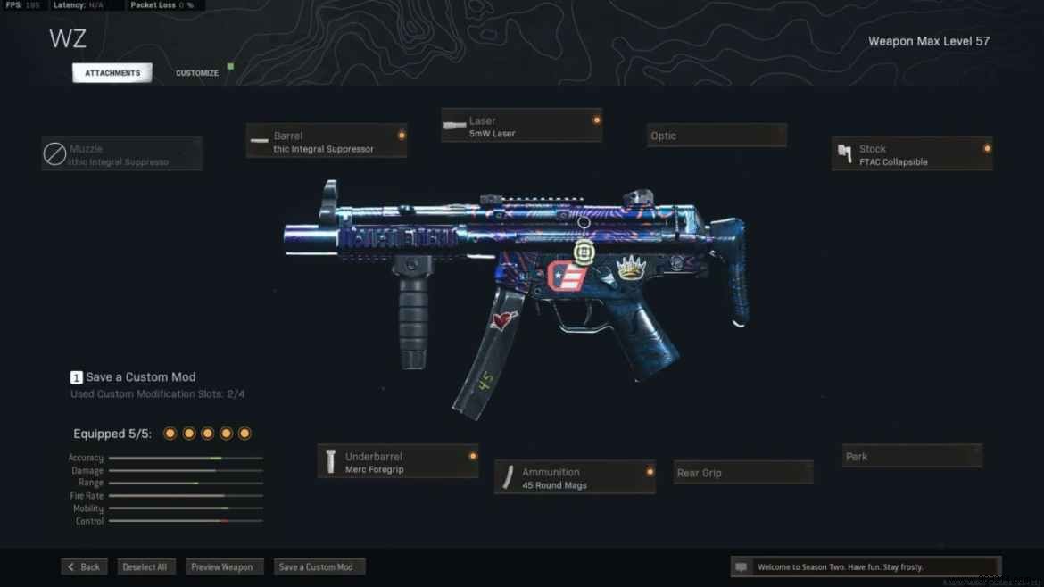 COD Warzone:The Best MP5 Warzone Loadout with Details 