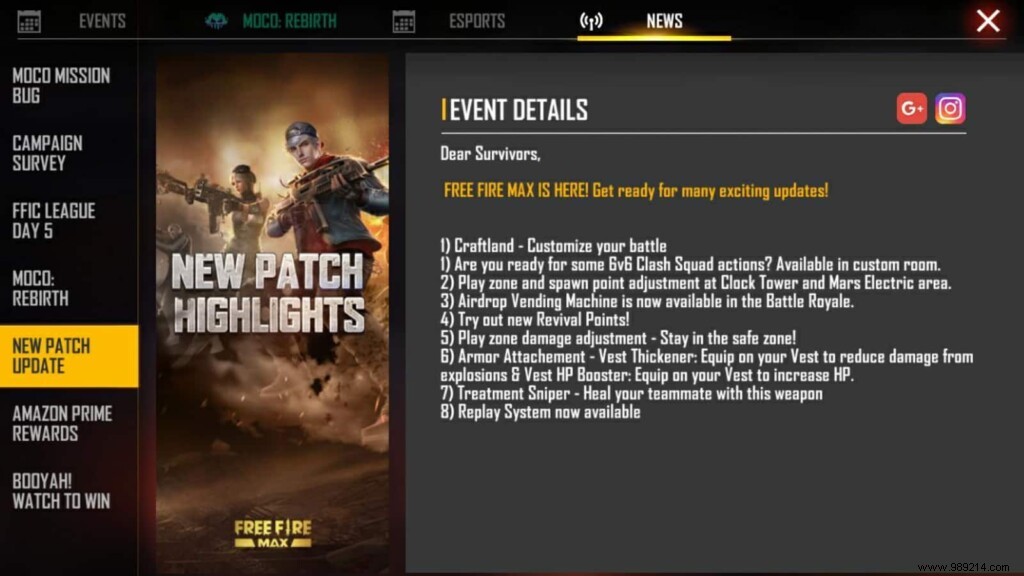 Free Fire OB30 Update:Garena Officially Confirms New Patch Highlights and Features 