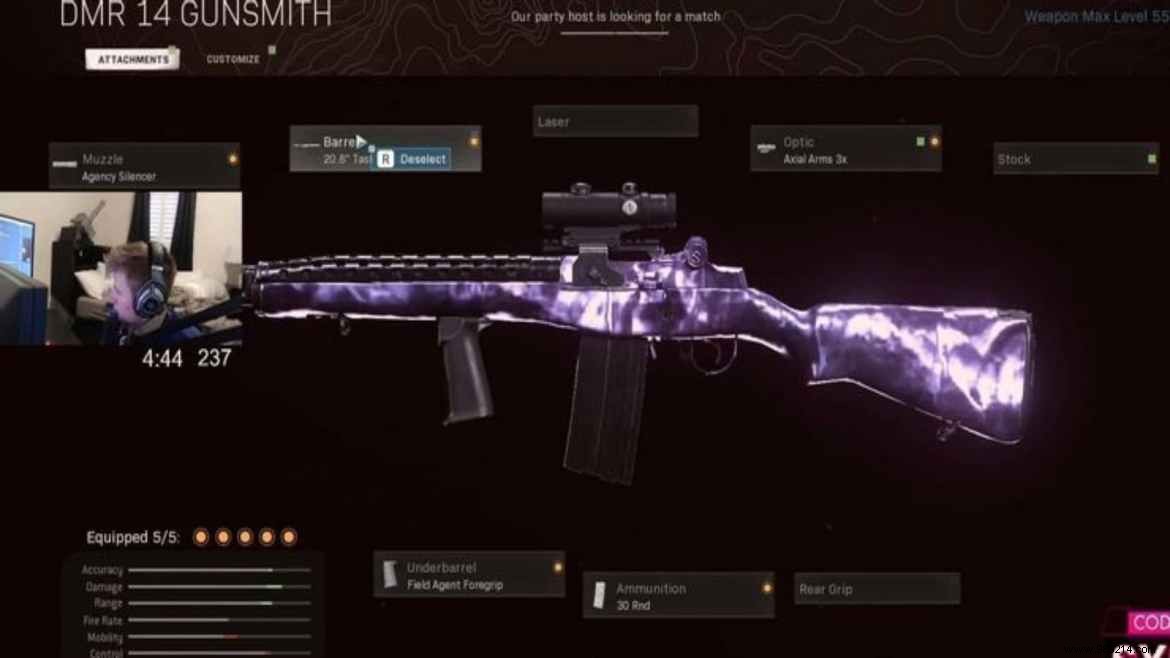 COD Warzone:Best DMR 14 Warzone Loadout With Details 