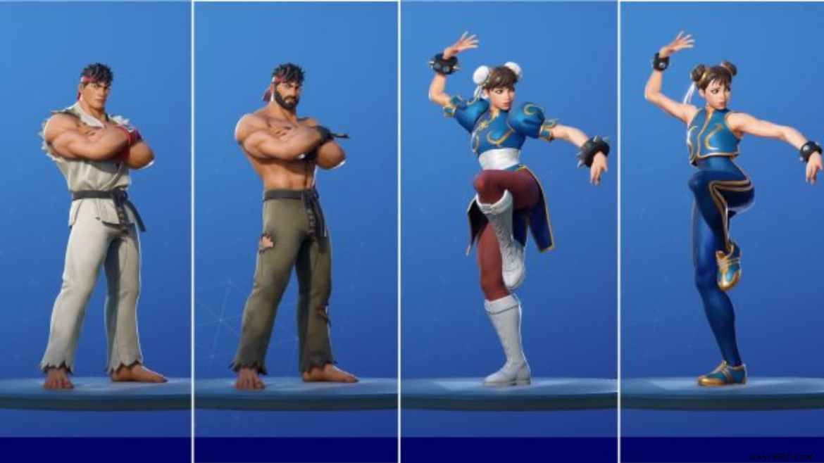 Fortnite Ryu and Chun-Li Bundle:New Outfit Price and Other Details 