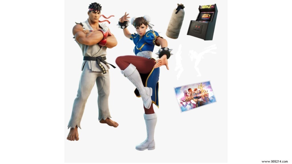 Fortnite Ryu and Chun-Li Bundle:New Outfit Price and Other Details 