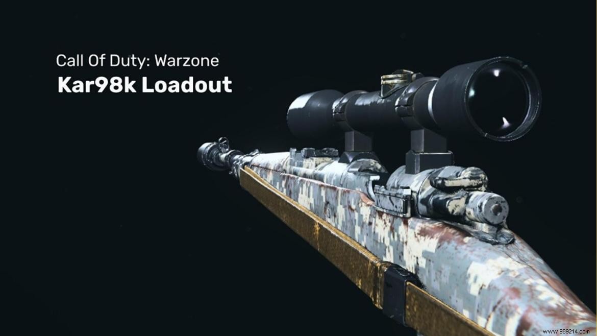 COD Warzone:The Best KAR 98K Warzone Loadout With Details 
