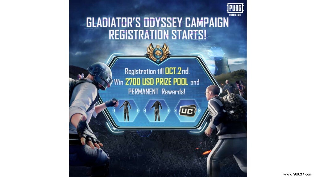 PUBG Mobile presents Gladiator s Odyssey campaign:how to participate, prizes and more 
