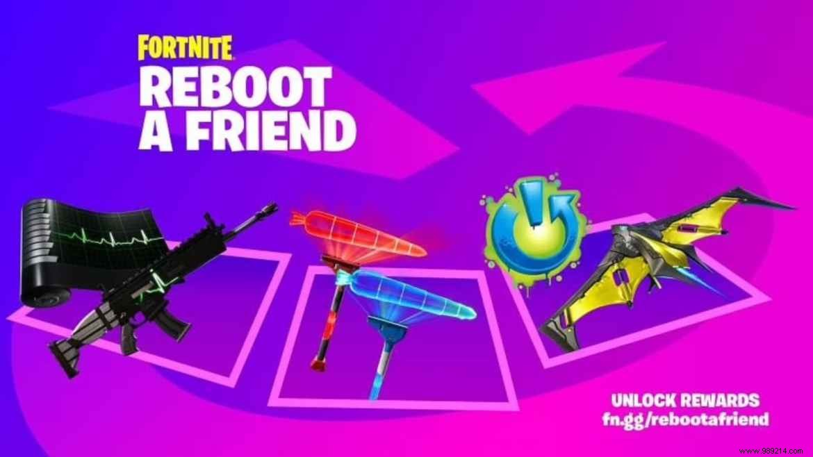 Fortnite Refer-a-Friend Program in Season 8:How to Join and Free Rewards 