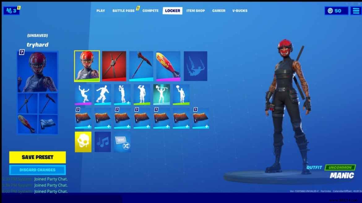 Fortnite Manic Skin:new outfit price and other details 