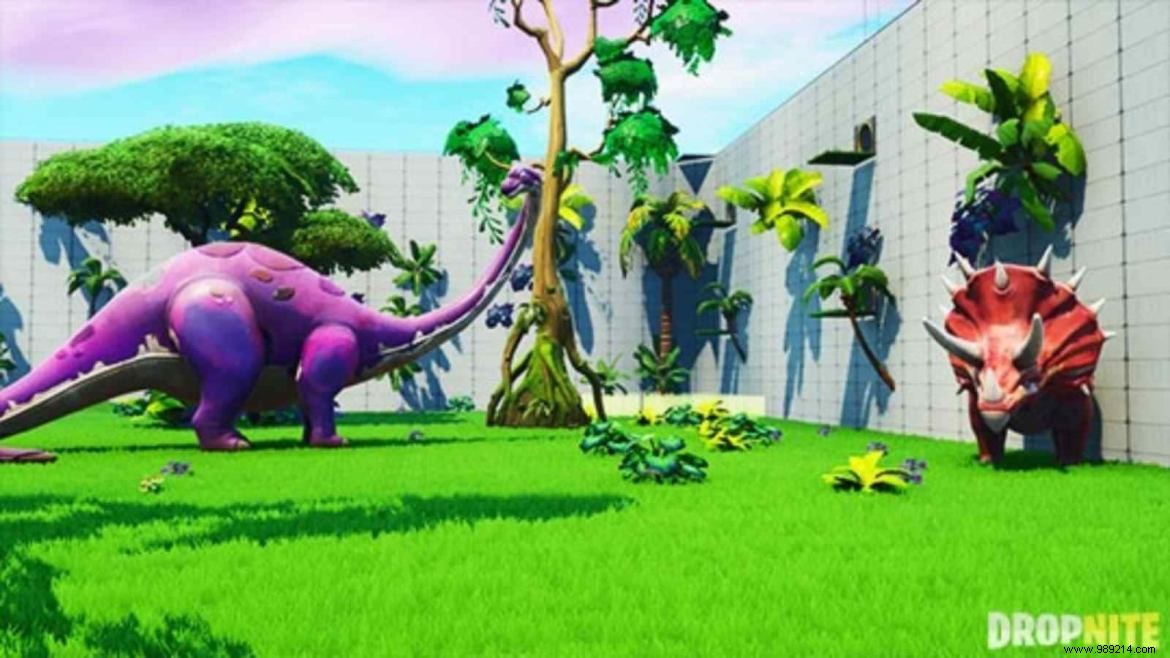 How to Play Fortnite Sky Wars Dinosaurs:New Creative Map Code 