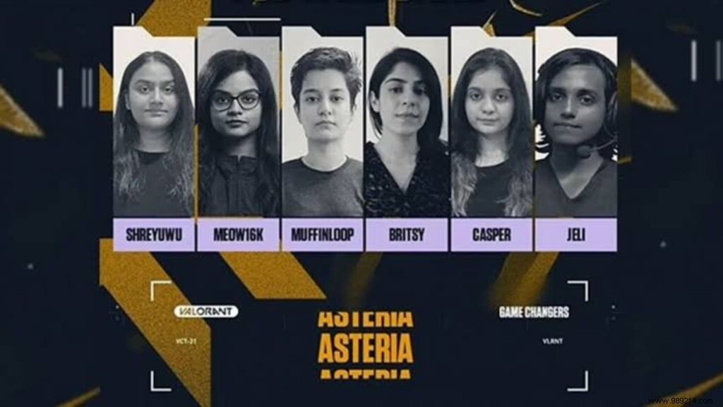 VLT x Asteria is now official:the first step for Indian women Valorant Esports 