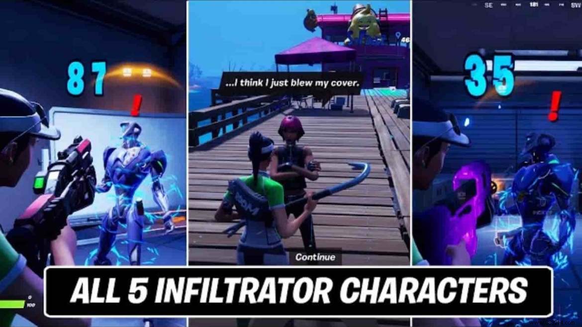 Fortnite Infiltrator:locations, how to identify, trade and more 