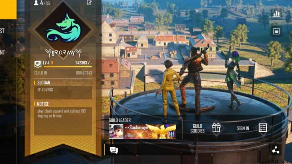 How to create a guild in Free Fire Max for October 2021? 