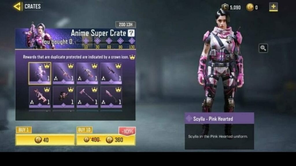 Everything You Need To Know About Anime Super Crate in COD:Mobile 