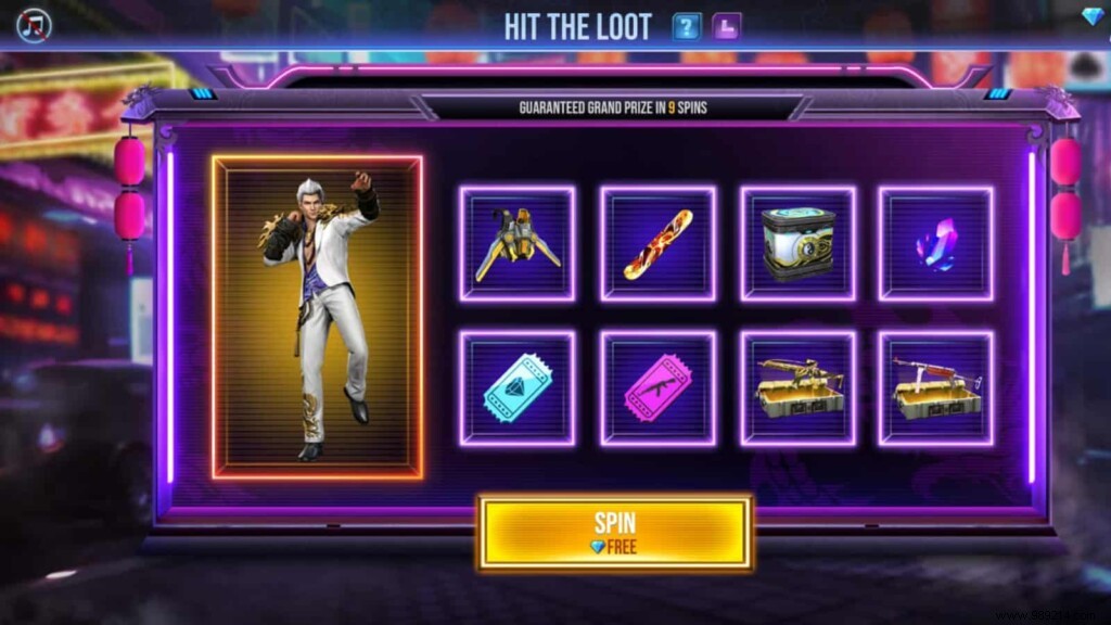 How to get diamonds in Free Fire to get Dragon Master pack for free? 