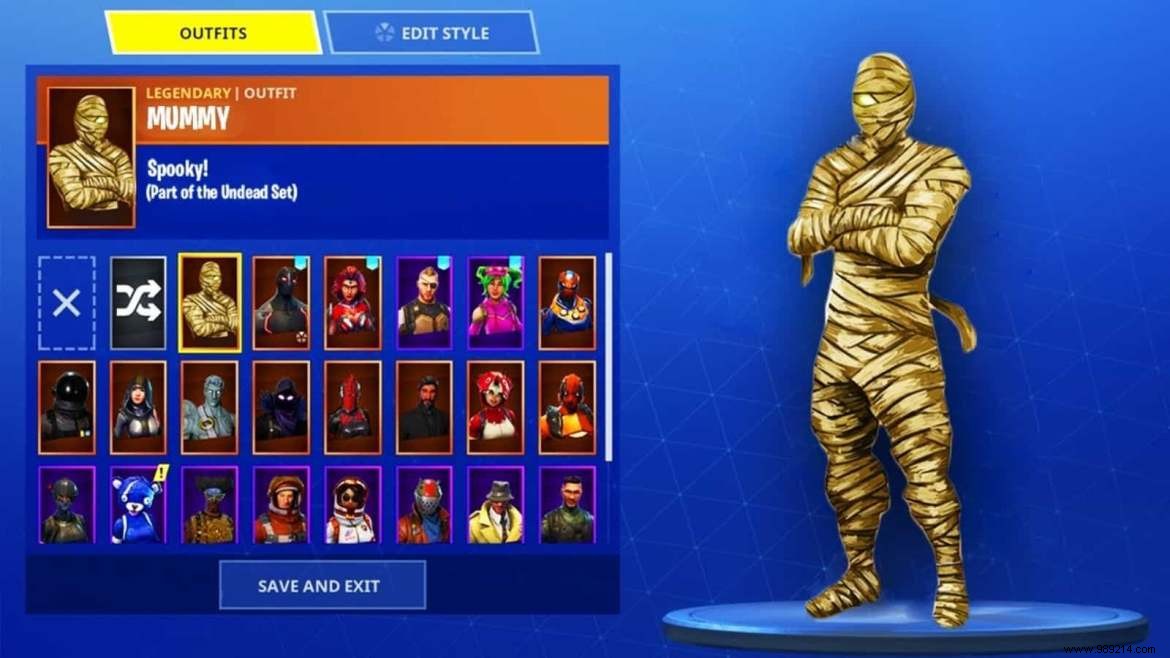 How to get the new Fortnite Mummy skin in Season 8 