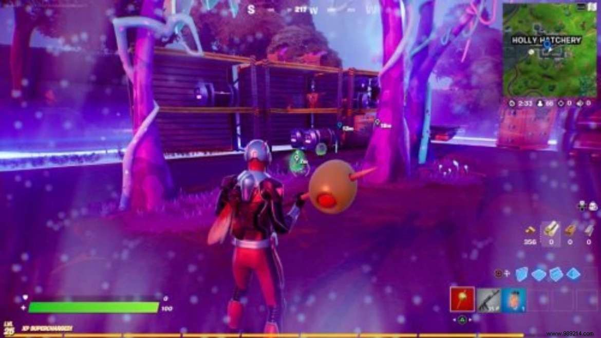 How to Mark a Fortnite Alien Egg:Locations in Holly Hatchery for Quest 