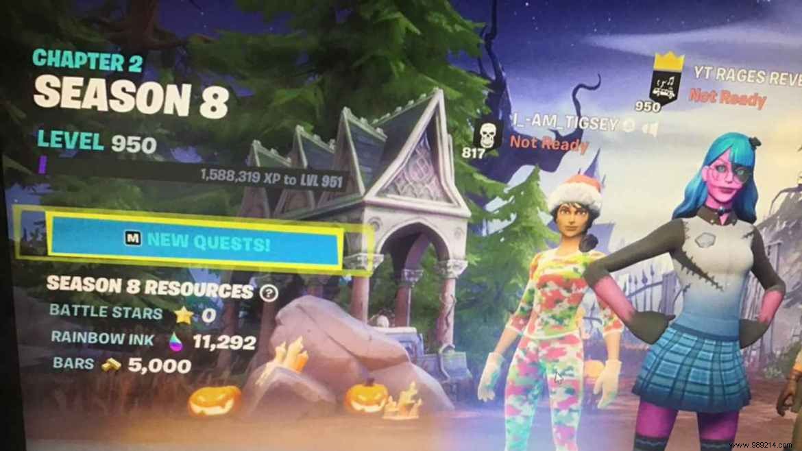 Fortnite player reaches level 950 in season 8:Twitter floods with comments 