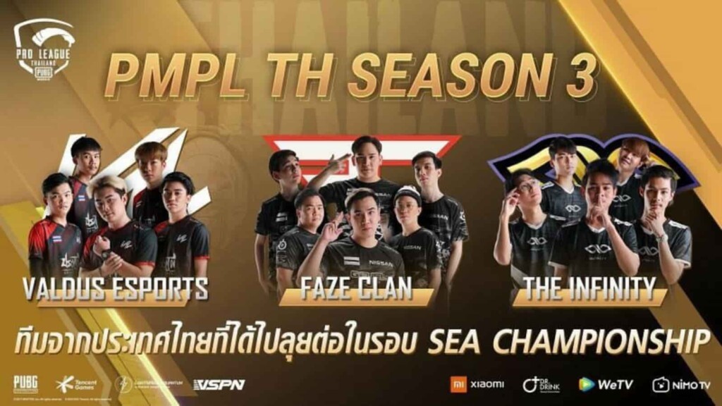 PUBG Mobile PMPL SEA Championship Season 3 Teams and Date 