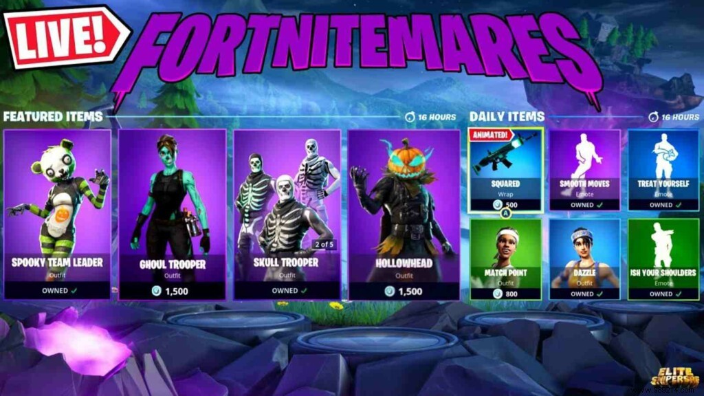 Fortnite store Fortnitemares:Dates and all the skins you need to know 