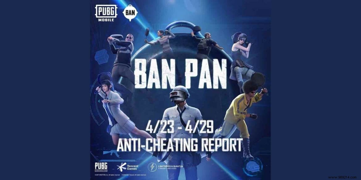 PUBG Mobile:1,662,734 accounts are banned by new anti-cheat in PUBG Mobile 