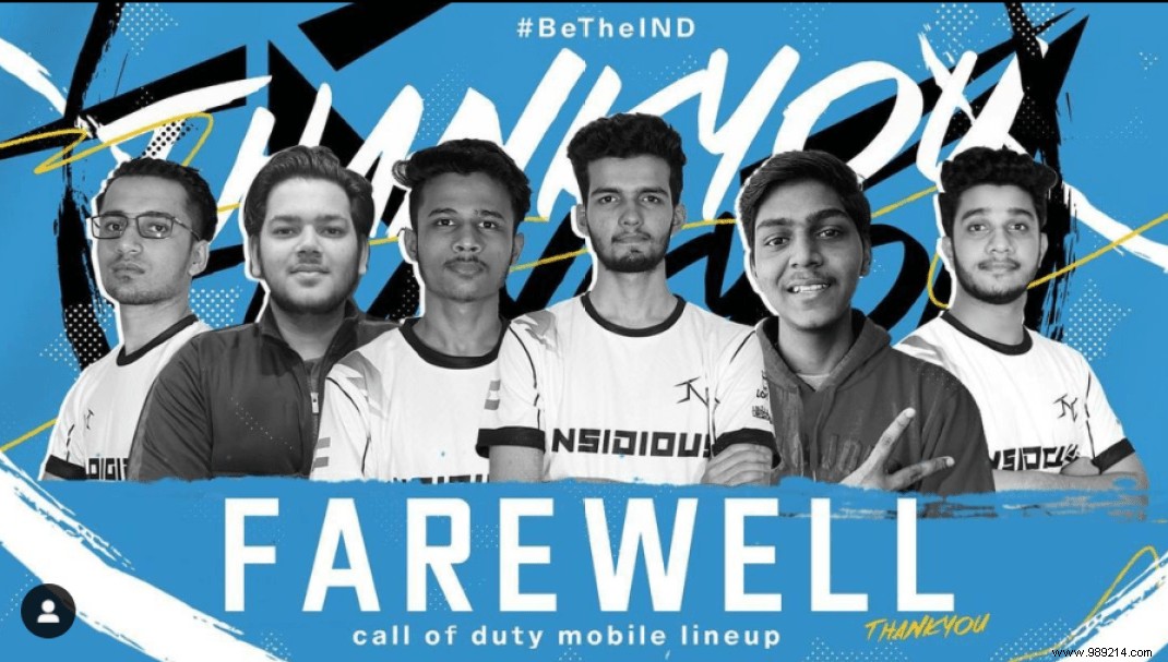 Breaking News:Insidious Esports Disbands Its COD Mobile Lineup 