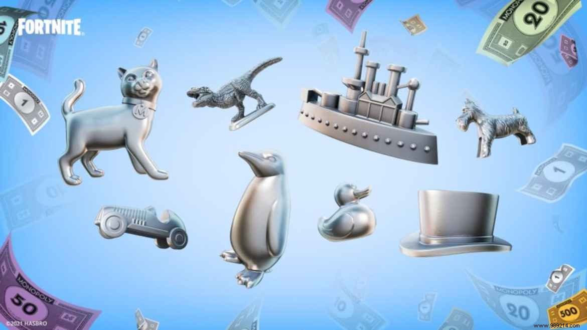 How to Get a New Fortnite Monopoly Back Bling Token in Season 8 