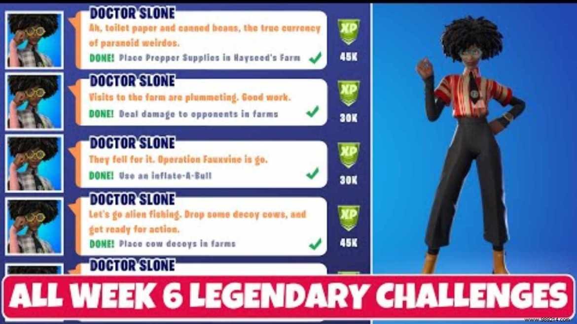 Fortnite Season 7 Week 6 Challenges:New Epic and Legendary Quests Released 