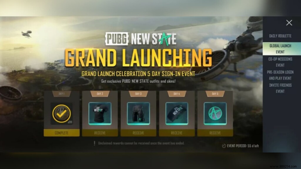 PUBG New State Global Launch:Full List of Events, Free Rewards and More 