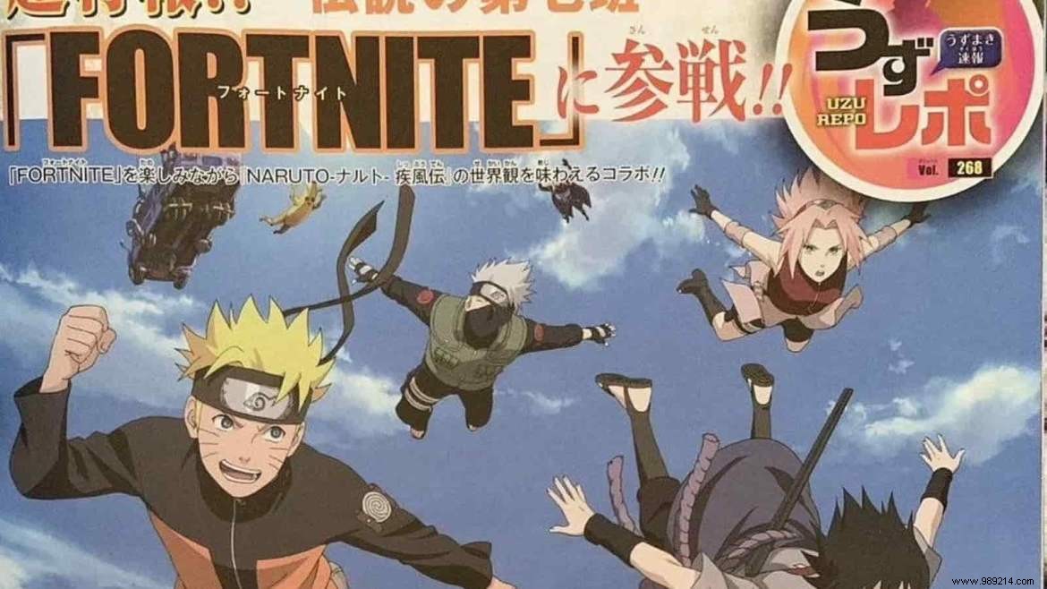 Fortnite Naruto Skin Goes Viral In Japan:Posters And Billboards Featuring The Skin 