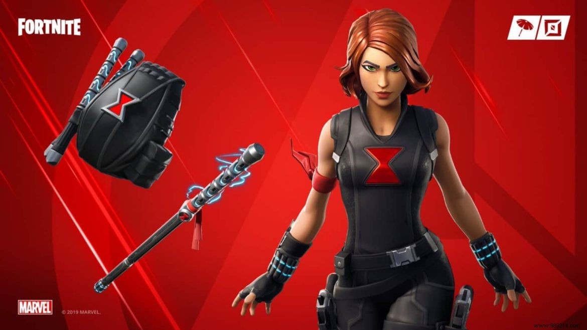 Fortnite Black Widow Outfit in the Item Shop:How to get it in Season 7 