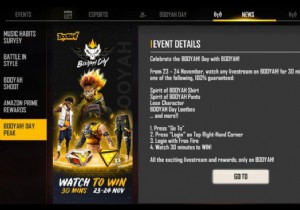 Free Fire Watch to Win: Grab Booyah-Themed Costume Set Rewards on November 23, 2021