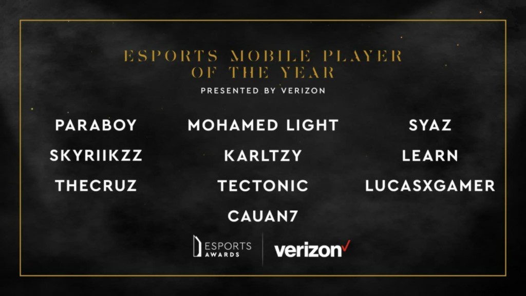 PUBG Mobile Star Paraboy Wins Esports Mobile Player of the Year at Esports Awards 2021 