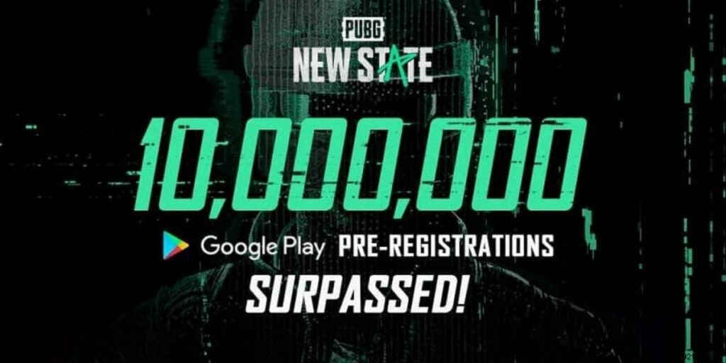 PUBG New State Mobile reaches 10 million pre-registrations on Google Play Store 