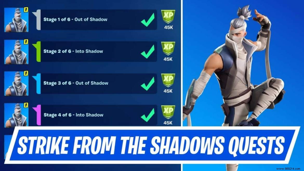 How to Complete Fortnite Strike From The Shadows Punchcard Quests in Season 8 