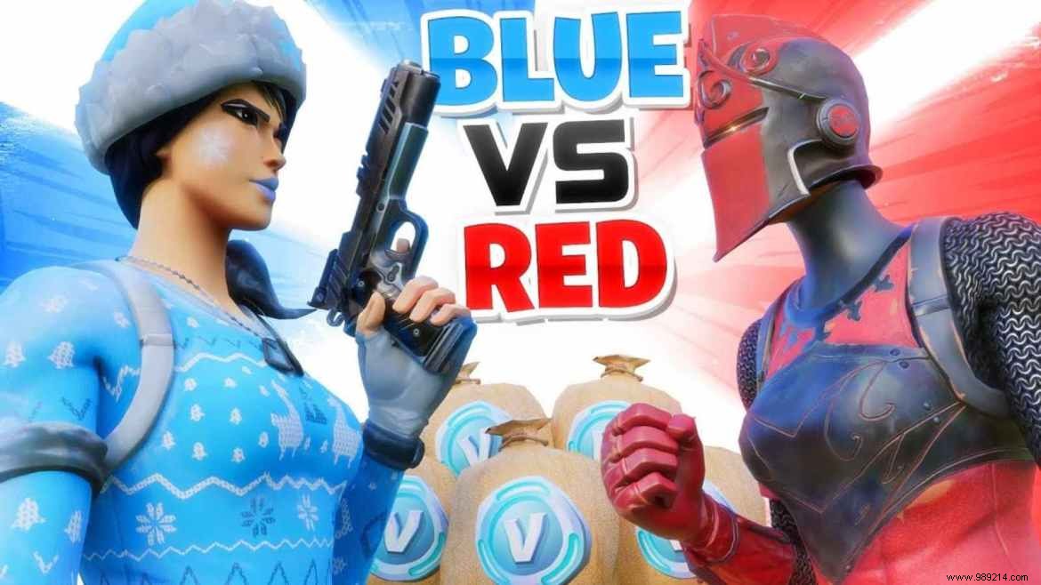 Fortnite Blitz Red vs Blue:new creative map and gameplay 