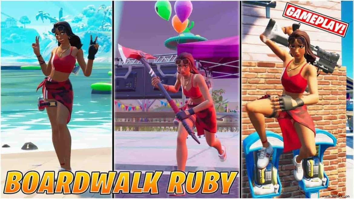 New Fortnite Boardwalk Ruby Skin in the Item Shop:How to Get It 