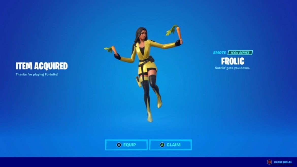 How to get a new Fortnite Frolic emote in Chapter 3 Season 1 