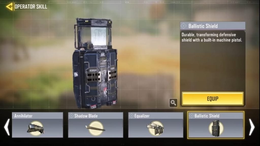 Call of Duty (COD) Mobile:All About Ballistic Shield - Operator Skill 