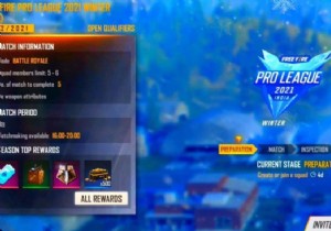 How to register for the Free Fire Pro League 2021 Winter, step by step guide 