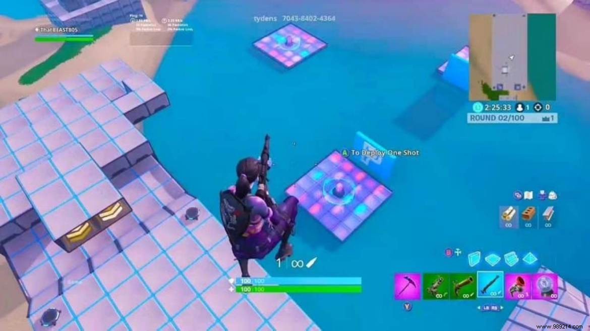 Fortnite Last One Trickshot Code in Creative and How to Play 