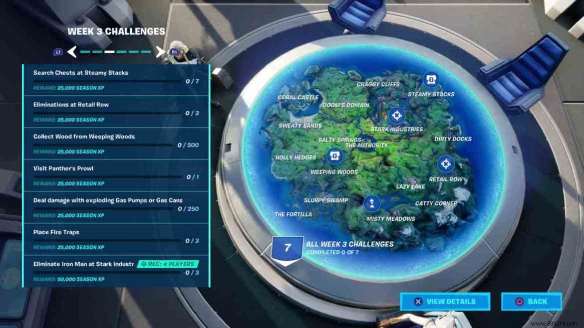 Leaked Fortnite Chapter 3 Week 3 Challenges:Complete List of All Quests 