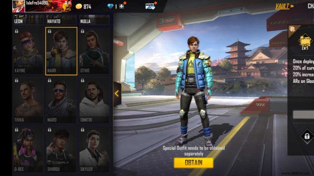 Nairi vs Dmitri in Free Fire:who has the better ability? 