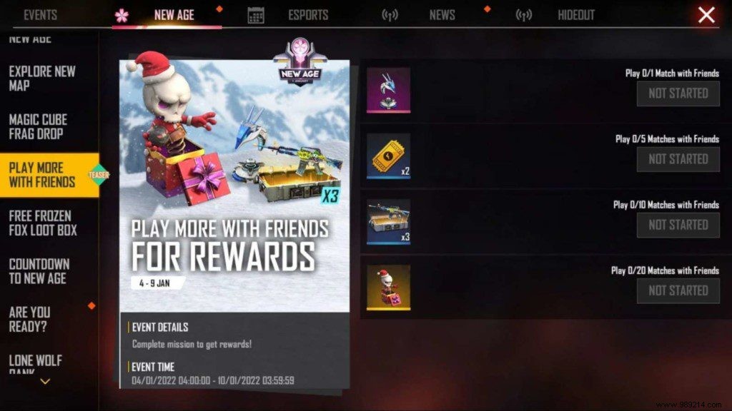 How to get Jingle Head loot box in Free Fire for free? 