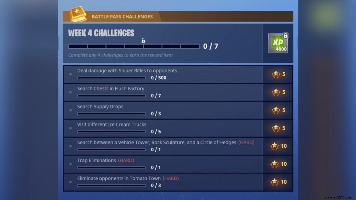 How to Complete Fortnite Chapter 3 Week 4 Challenges 
