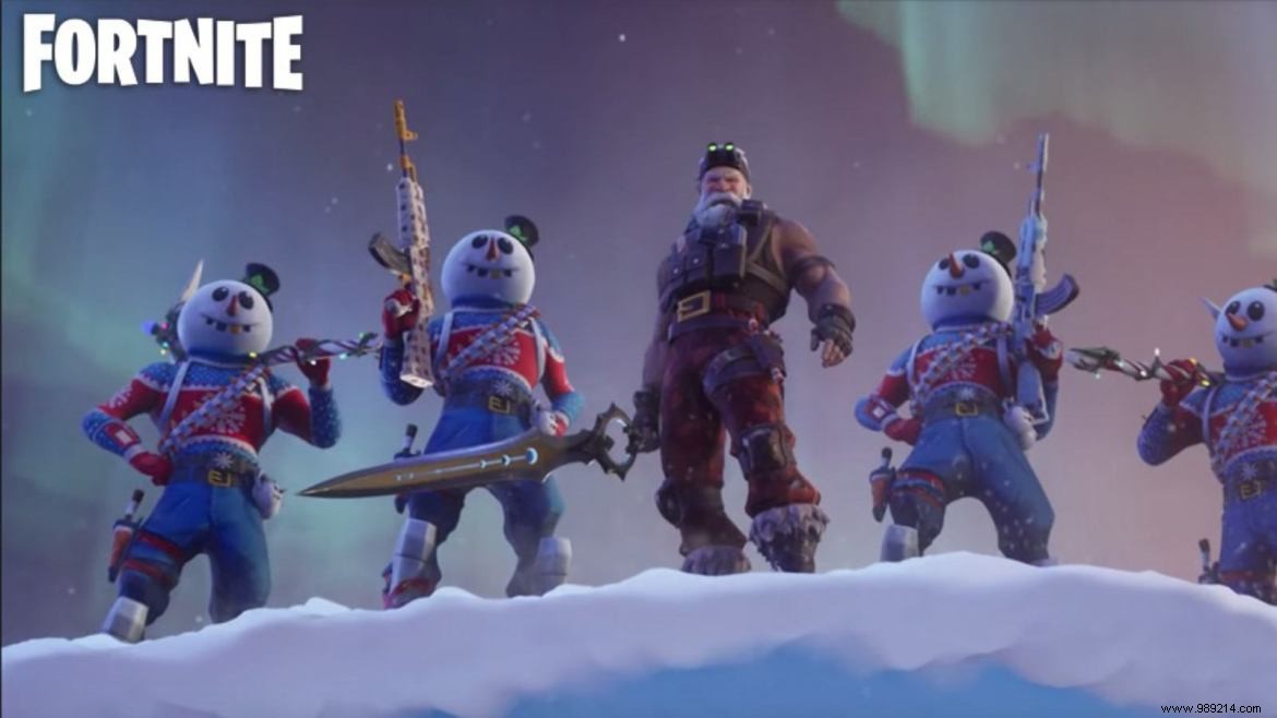 Fortnite Winter themed skins in the store for a short time 