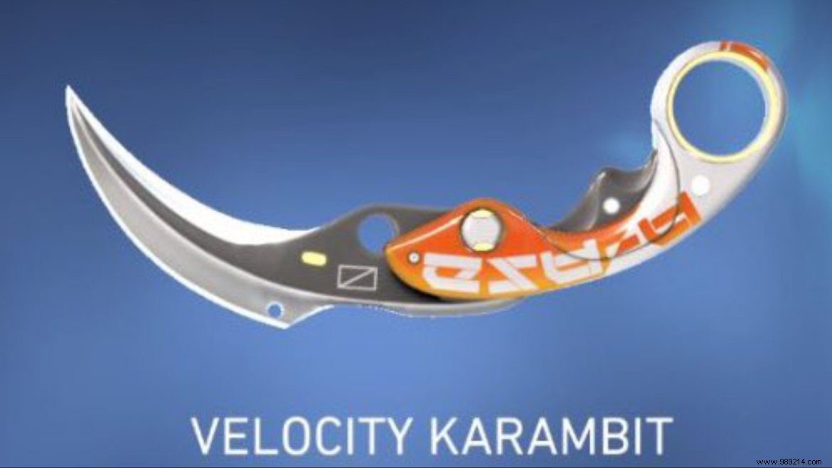 Valorant Velocity Karambit:leak of a new knife for episode 4 