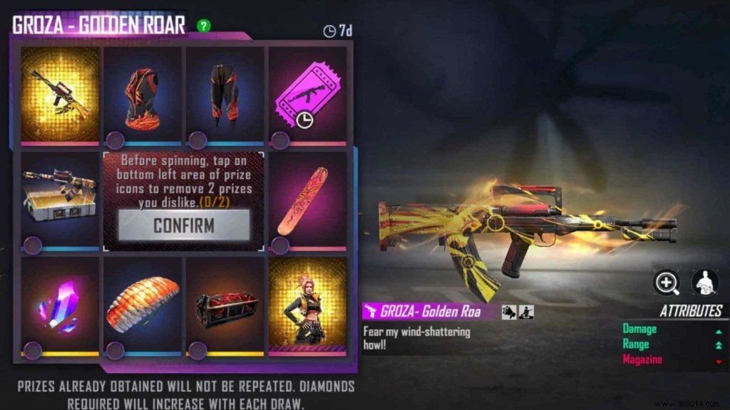 How to get Burning Leo pack in Free Fire Faded Wheel? 