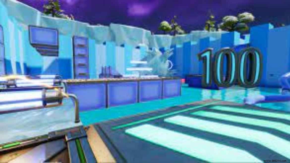 Fortnite 100 Level Deathrun Winter Castle Code and How to Play 