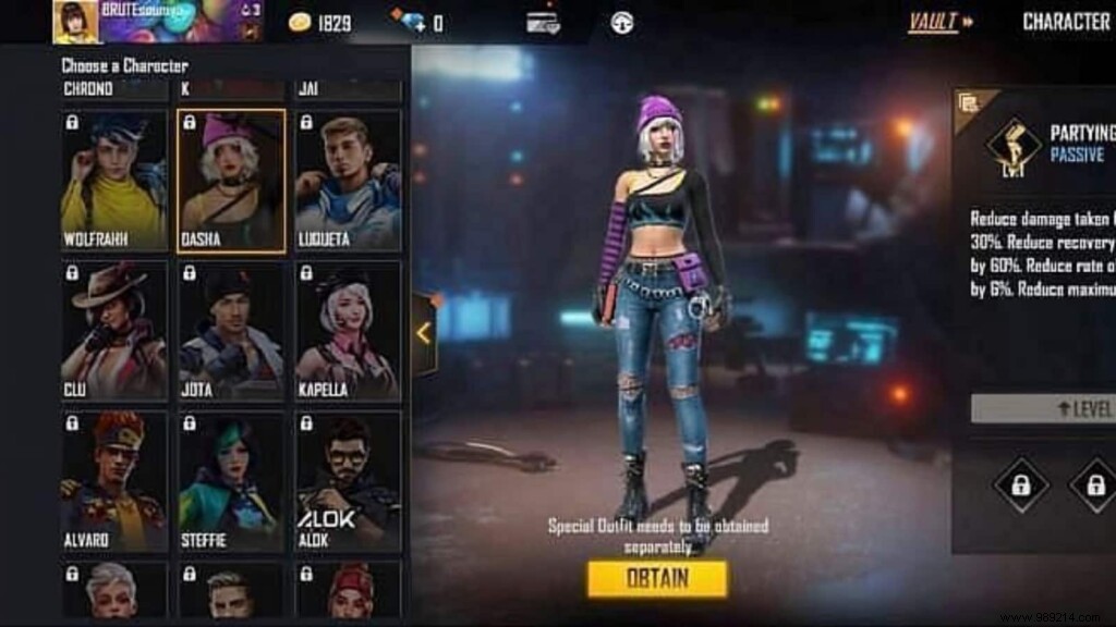 Top 5 Best Female Free Fire Characters for January 2022 