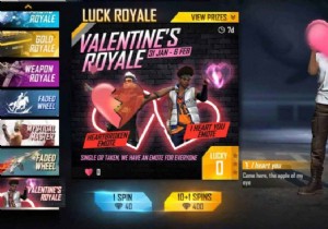 Free Fire Valentine Royale:Heartbroken Emote, I Heart You Emote and more 