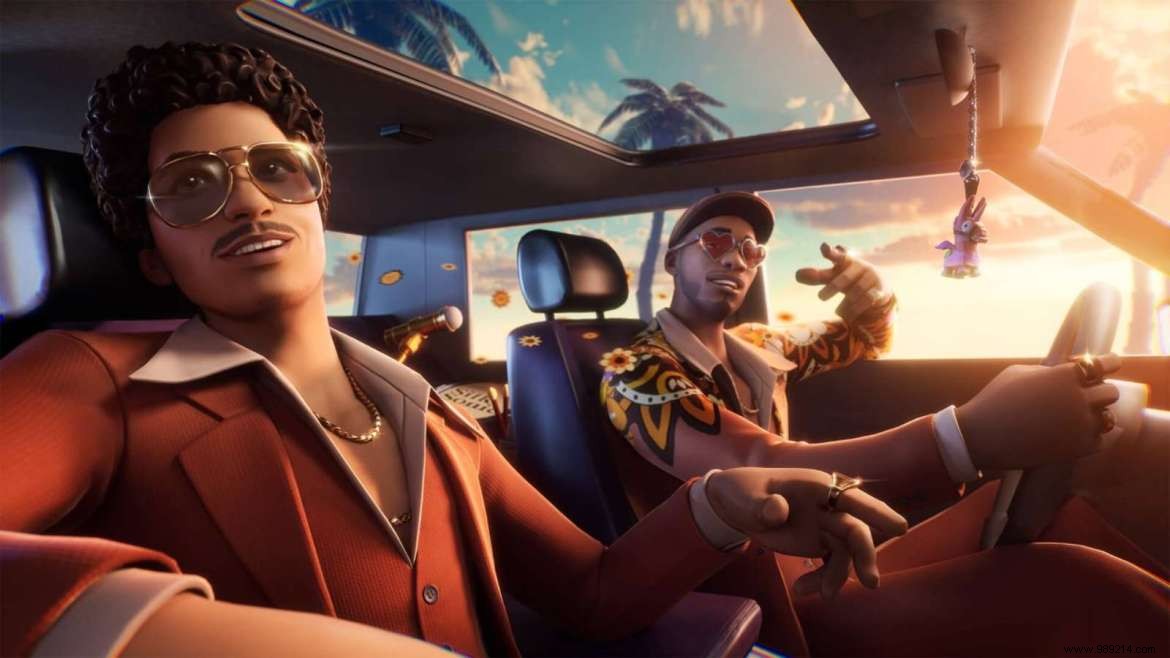 Fortnite X Bruno Mars and Anderson Paak will arrive in Icon Series in Chapter 3 Season 1 